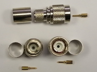 T-111B  TNC, вилка, обжимная, RG-213 (RG-8)