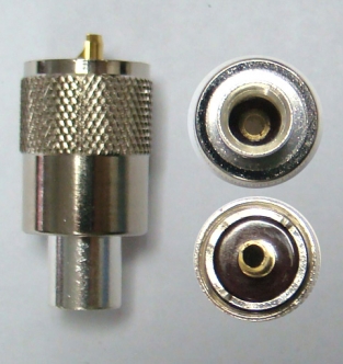 U-113/5D  NGB, UHF, вилка, накрутка, на кабель 5D-FB