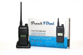 TRACK 9 DUAL  136-174 и 400-480 МГц, 5 Вт, 200 к., акб 3200 мАч Li-Ion