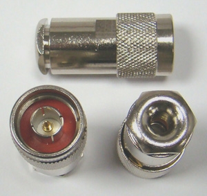 N-112F  N-тип, вилка, на кабель (RG58), прижимной