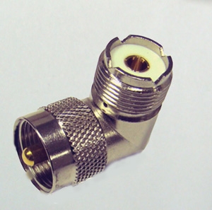 U-412  UHF вилка - UHF розетка, угловой